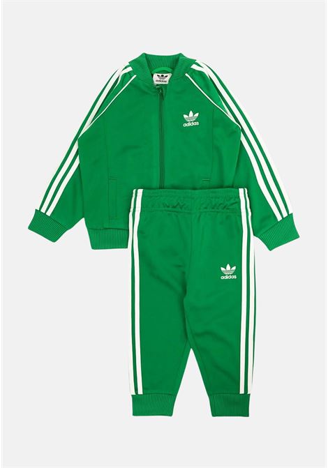 Tuta Adicolor SST verde da neonato ADIDAS ORIGINALS | IX5176.